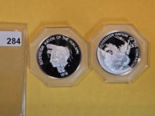 The Indian Tribal Series .999 fine Proof Deep Cameo Silver art rounds