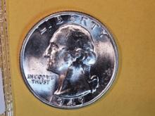 1949-D Washington Quarter in Very Choice Brilliant Uncirculated