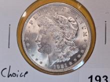 Choice Brilliant Uncirculated 1921 Morgan Dollar