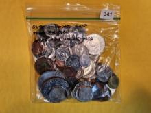 Over One Pound of mixed world coins