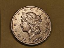 GOLD! 1890-S Liberty Head Gold Twenty Dollar Double Eagle