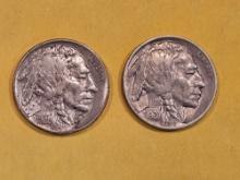 1920 and 1921 Buffalo Nickels