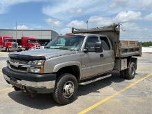 2003 CHEVROLET 3500 DUMP TRUCK