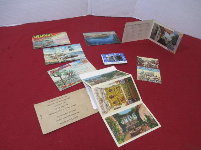Mixed Travel Postcards & More Lot