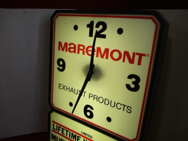 Maremont Advertising Lightup Clock