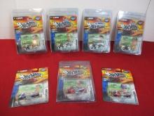 Hot Wheels Die Cast Bubble Pack Motorcycles-Lot of 7