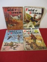 1940 Field & Stream Magazines-4 issues