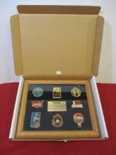 Coca-Cola Limited Edition Framed Pin Set