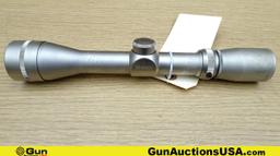 Burris Handgun Scope. Good. Nickle Finished, 3-12x34 mm, Duplex Reticle, Long Eye Relief, & Clear Gl