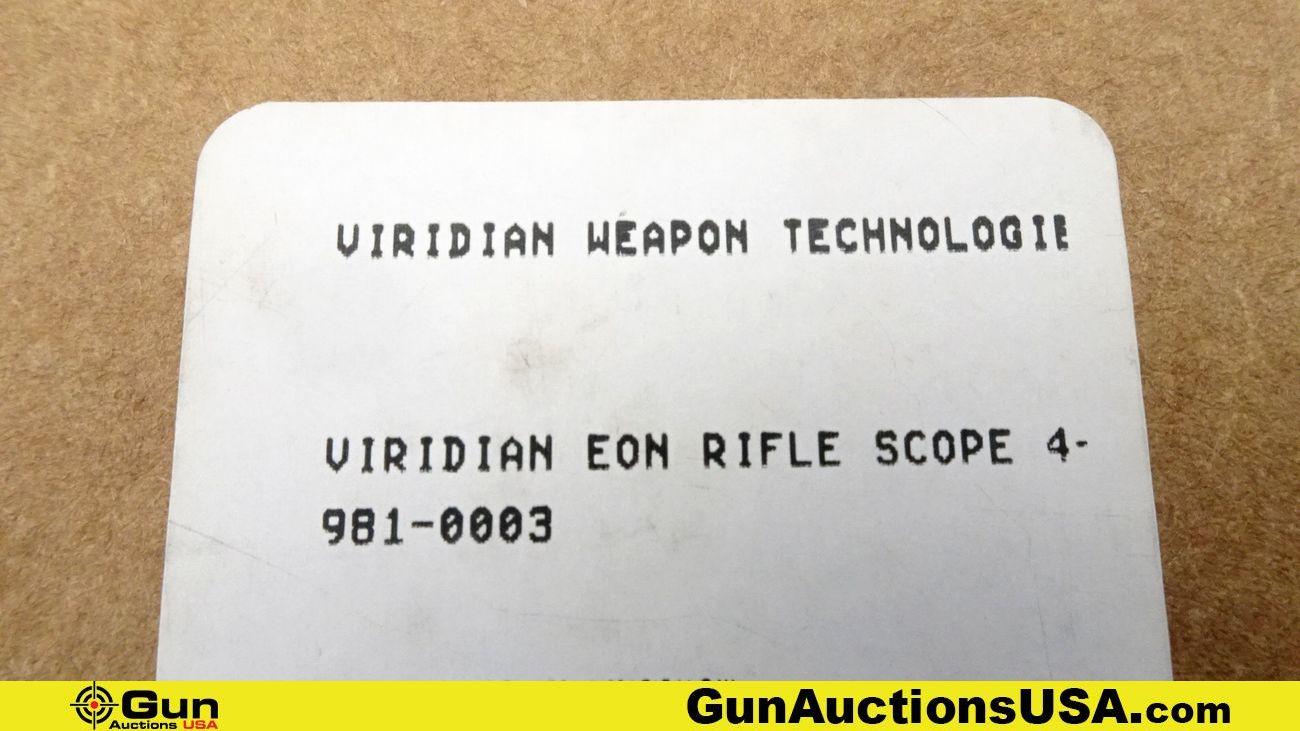 VIRIDIAN EOM Scope. NEW in Box. 4-12x42 Scope, 1" Tube, Rifle Scope. . (70716)