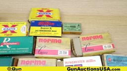 Peters, Remington, Western, Etc. VINTAGE COLLECTIBLE'S Ammo Box's. Good Condition. Lot of 40 Assorte