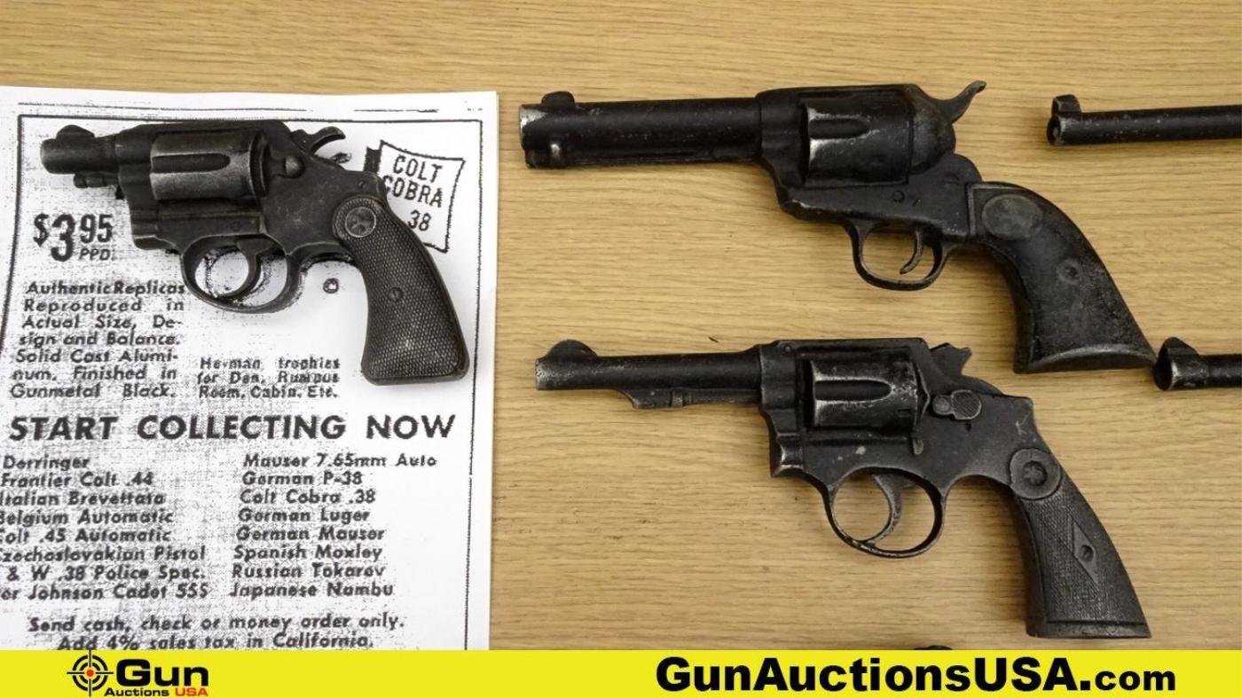 Lytle Novelty Co. COLLECTOR'S Replica Revolvers & Pistols. Very Good. Lot of 12 Replica Pistols & Re
