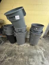 Trash Cans.  Sold as one lot