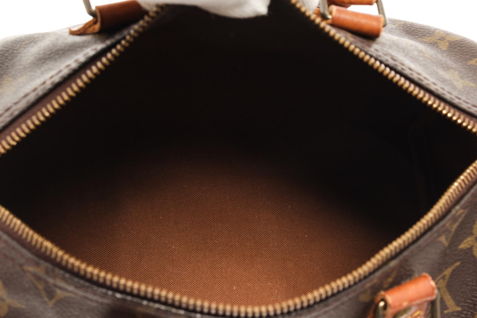 Louis Vuitton Brown Monogram Canvas Speedy 25 Cm Handbag