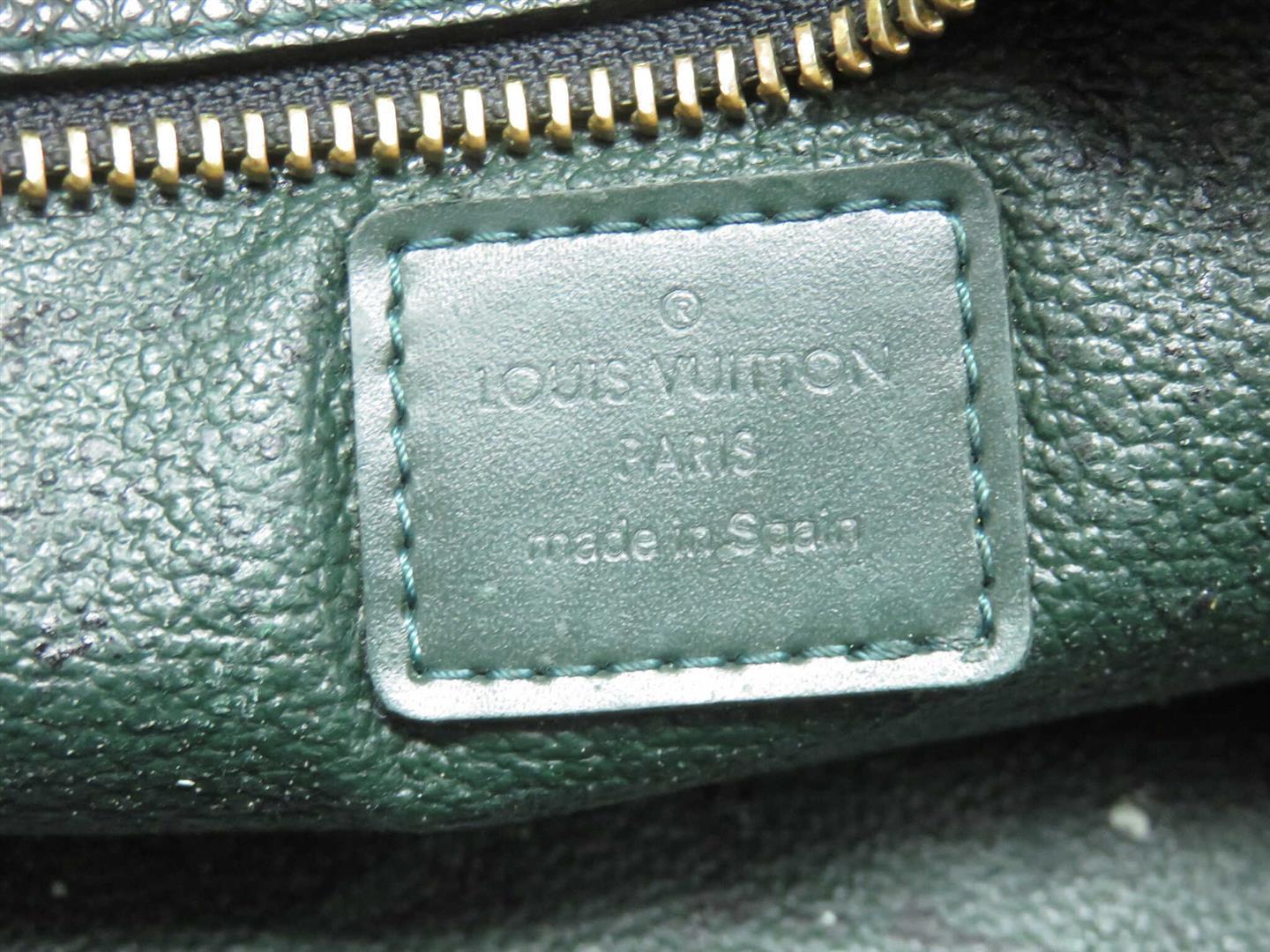 Louis Vuitton Green Epi Leather Toiletry Pouch