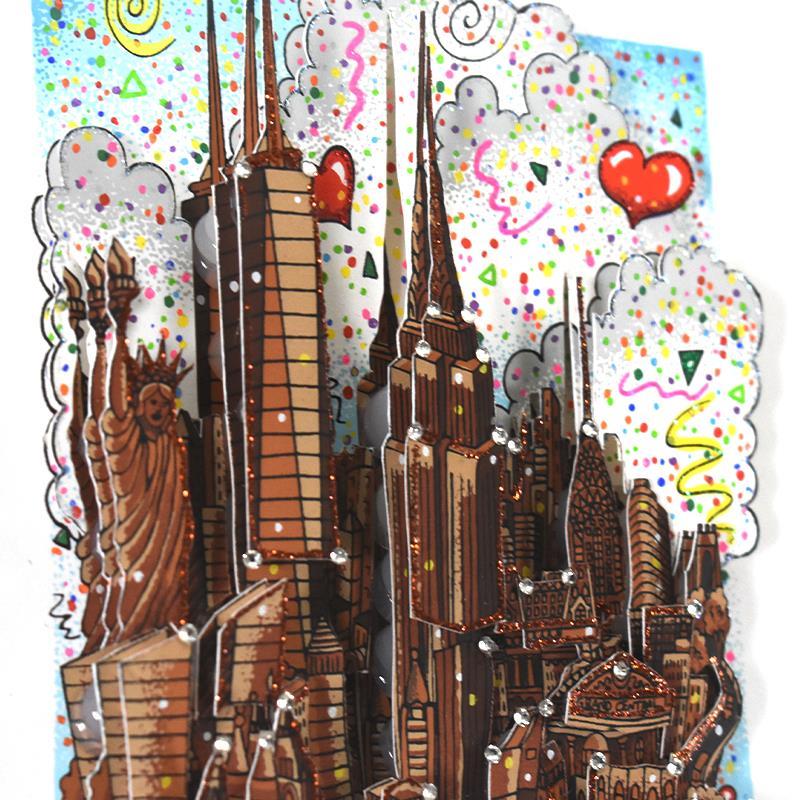 A Melting Pot of Chocolate...NYC (Red) by Fazzino, Charles