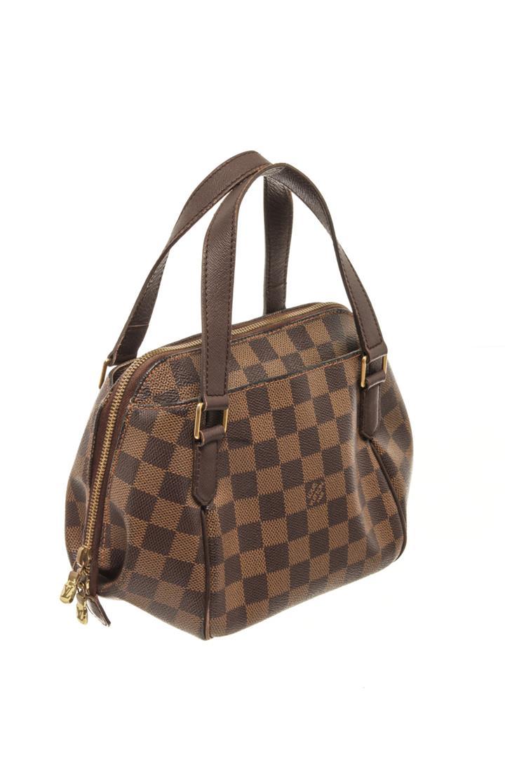 Louis Vuitton Brown Damier Ebene Canvas Belem Pm Top-Handle Bag