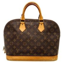 Louis Vuitton Brown Monogram Alma PM Handbag