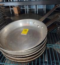 QTY. 5 - COMMERCIAL FRY PANS