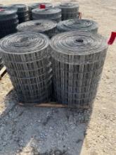 3 Rolls of 32'' Tall 4'' x 4'' Welded Wire Fencing THREE TIMES THE MONEY MUST TAKE ALL