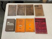 Flat of 1940's, '50's & '60's Caterpillar and other manuals