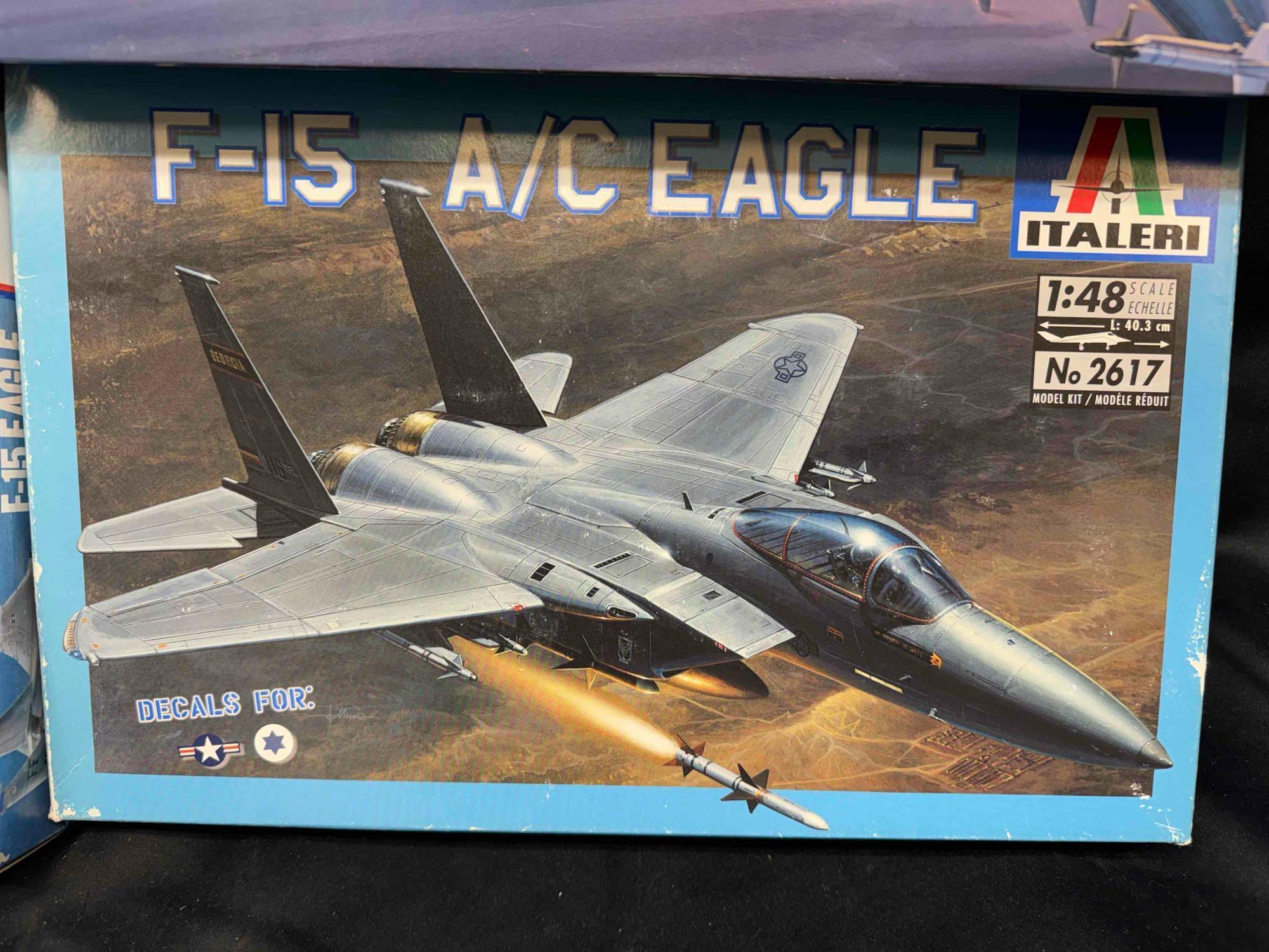 Military Aircraft Model Kits Revell, Italeri, Monogram more