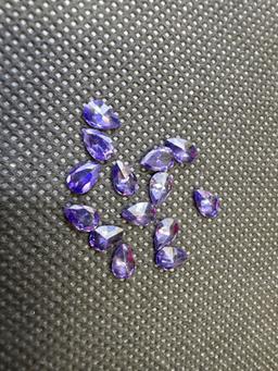 Fantasy Gemstones Purple Pair Cut 7.95ct