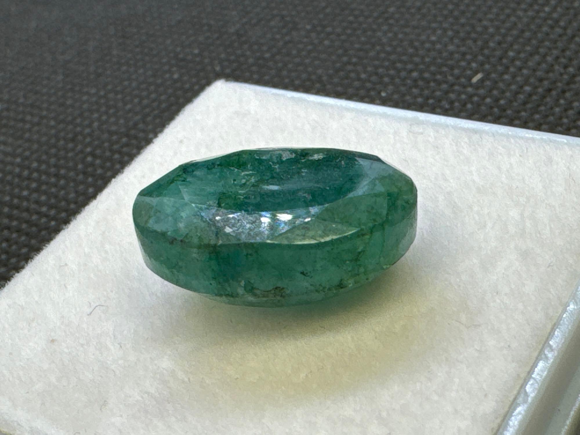 Oval Cut Green Emerald Gemstone 16.30ct