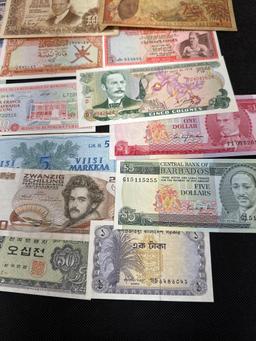 Lot Of Foreign Banknotes