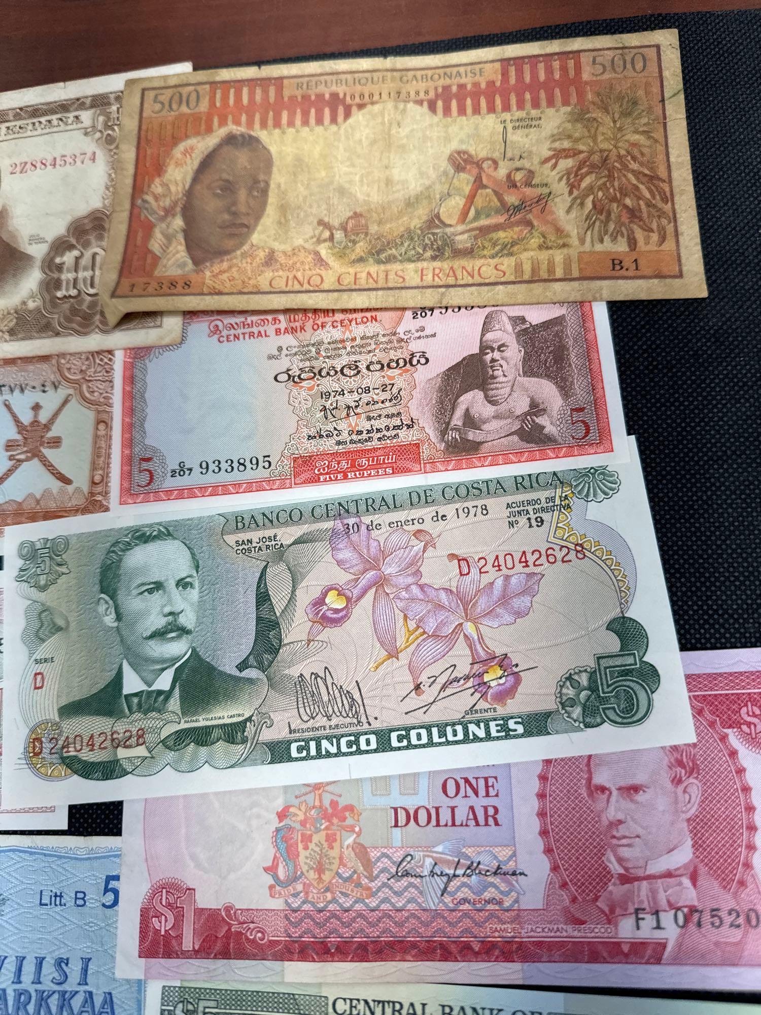 Lot Of Foreign Banknotes