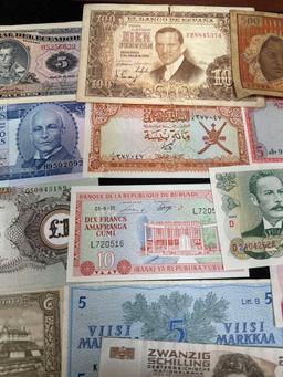 Lot Of Foreign Banknotes