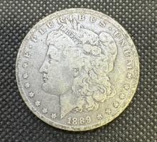 1889-O Morgan Silver Dollar 90% Silver Dollar 26.0 Grams