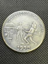 24.23 Gram Tombstone .999 Fine Silver Bullion Coin
