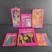 Mattel Western Barbie Peaches/Cream Barbie Mini weding Party Barbie Fashon fun/Oscar De La Renta