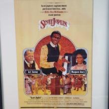 Framed vintage Scott Joplin movie poster/print