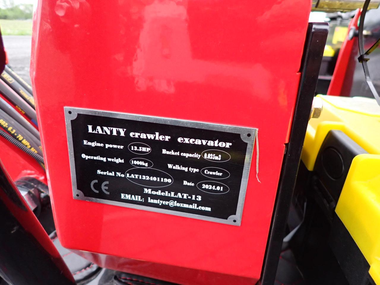 Lanty 13 Mini Excavator
