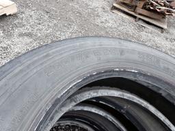 (3) Michelin 255/70R22.5 Tires