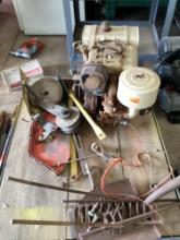 Craftsman mower engine, other parts, tools