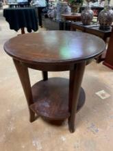 Large Solid Wood Accent Table
