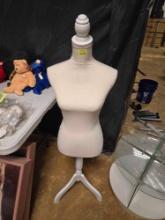 Body Form Mannequin with Stand.
