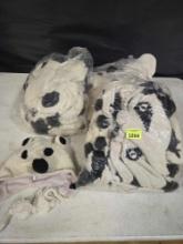 3 -12 Count Bags of New, 100 percent Wool, Cold Weather Hats, Made in Nepal. Polar Bears. 3 Times