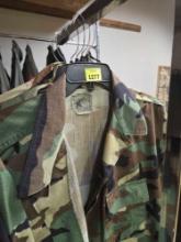 6- Assorted Styles and Colors. US Military Shirts/Jackets. All one Money.