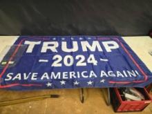 2024 Trump , Save America Again. 3x5 Flag. New in Package.