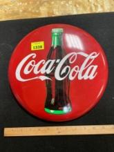 Vintage Coca Cola Brand Metal Tacker Type Sign