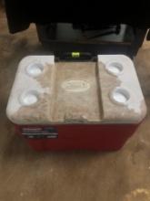 Coleman 50 Quart Insulated Ice Chest with Box Full of Nails
