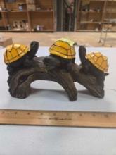 Solar Powered Turtle Statue for Porch or Yard.