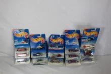 Hot Wheel cars. New in packages. Count 25.