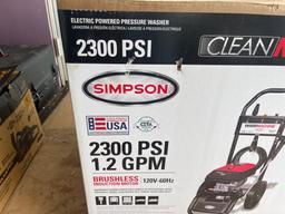 Simpson Electric Powered Pressure Washer 2300PSI