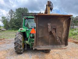 2006 John Deere 6420 4x4 Enclosed Cab Tractor with Side Arm Mower