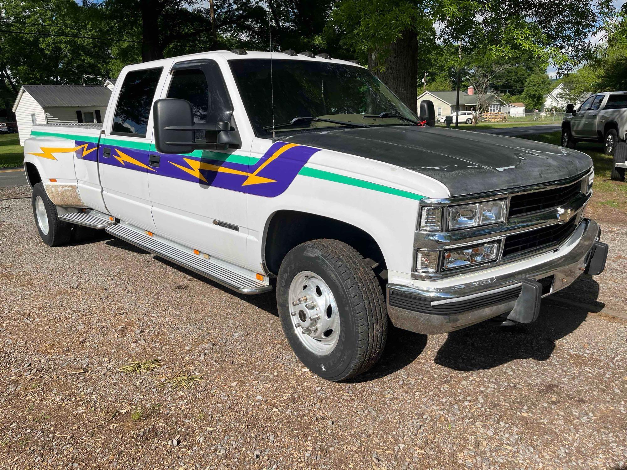 1995 Chevrolet C3500 Pickup Truck, VIN # 1GCHC33N5SF006413
